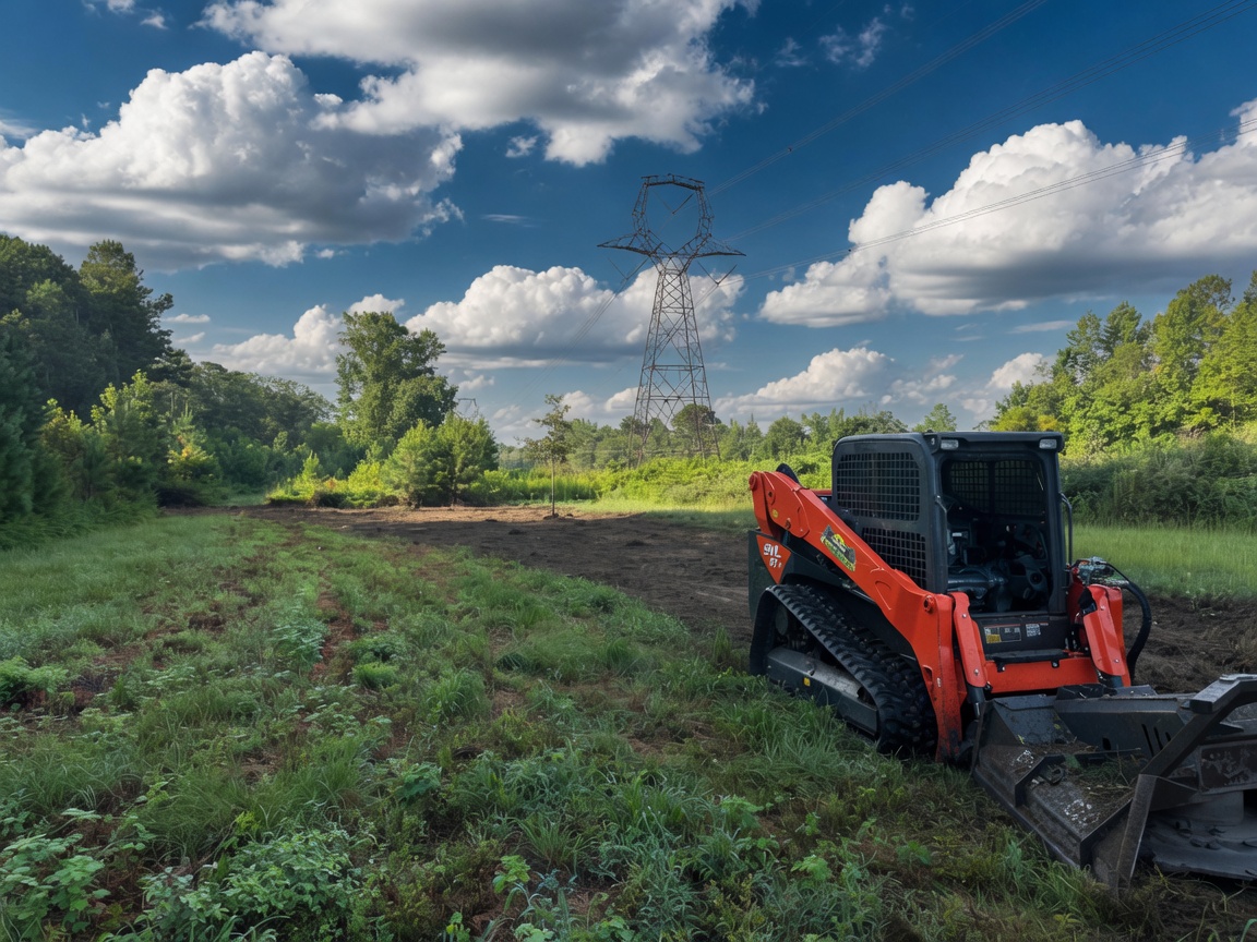 Full service tree and lot clearing equipment